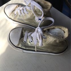 Toddler Gold Converse