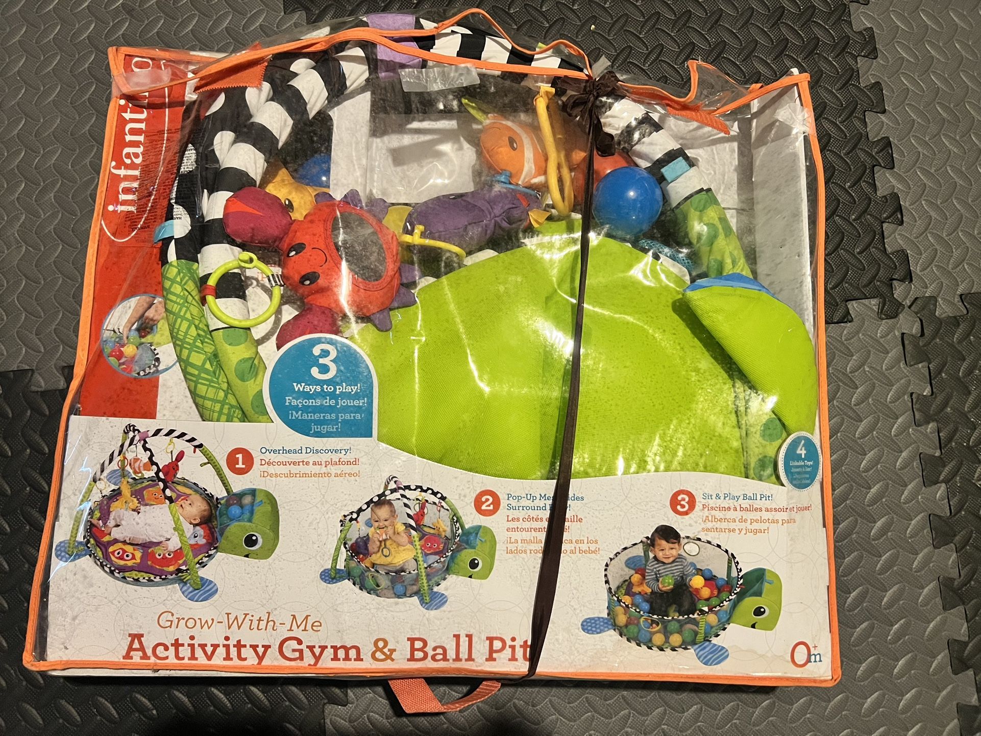 Infantino Grow-With-Me Activity Gym & Ball Pit – Excellent Condition!