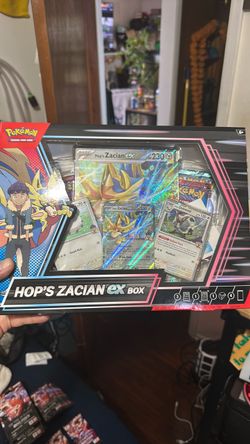 Hop’s Zacian Ex Box Pokemon Destined Rivals Journey Together Box