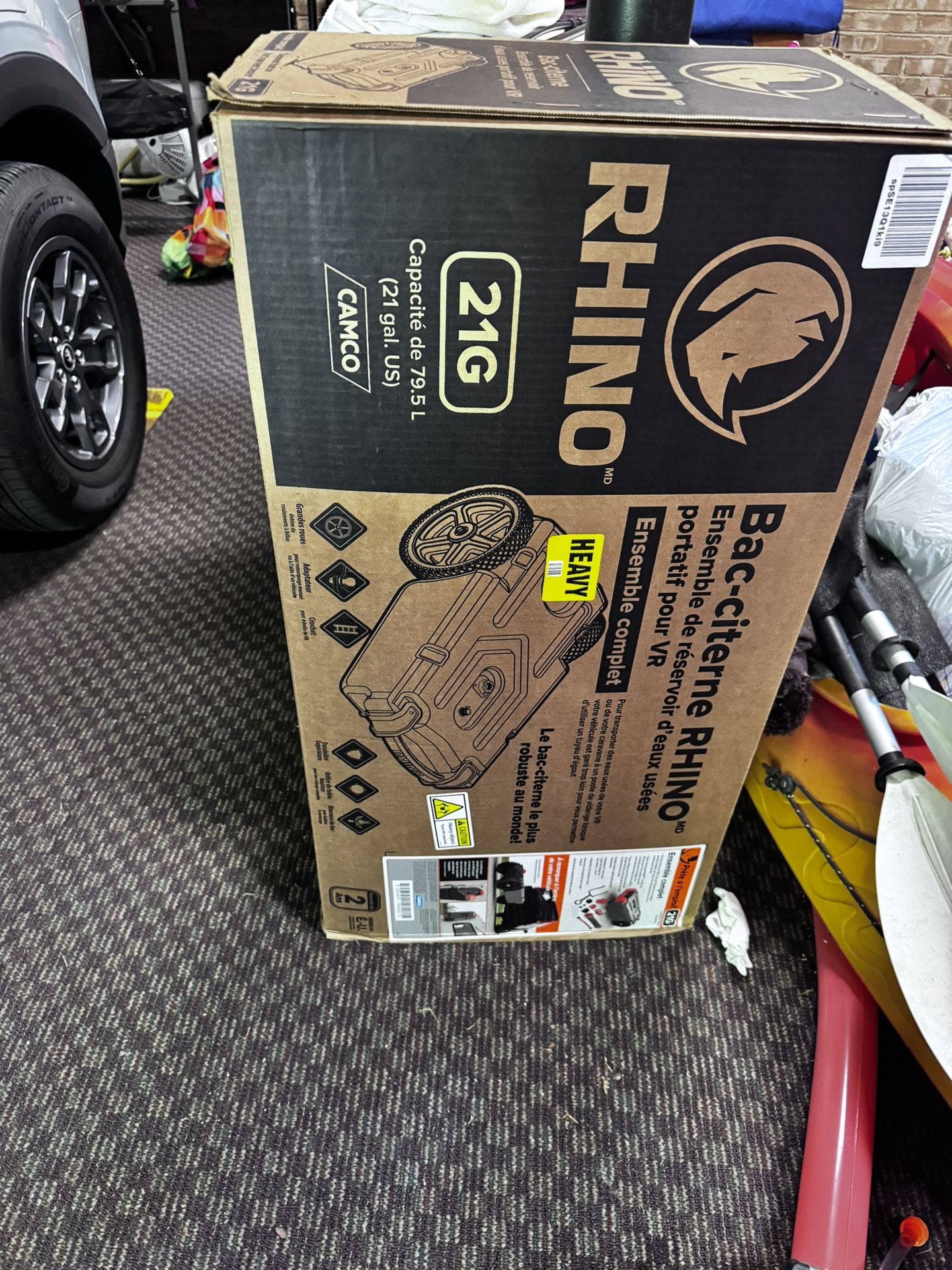 Rhino Portable RV Waste Tank Kit