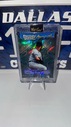 MLB Wild Card Inc Jim Abbott Parallel numbered card! NRM/M cond! 2/2