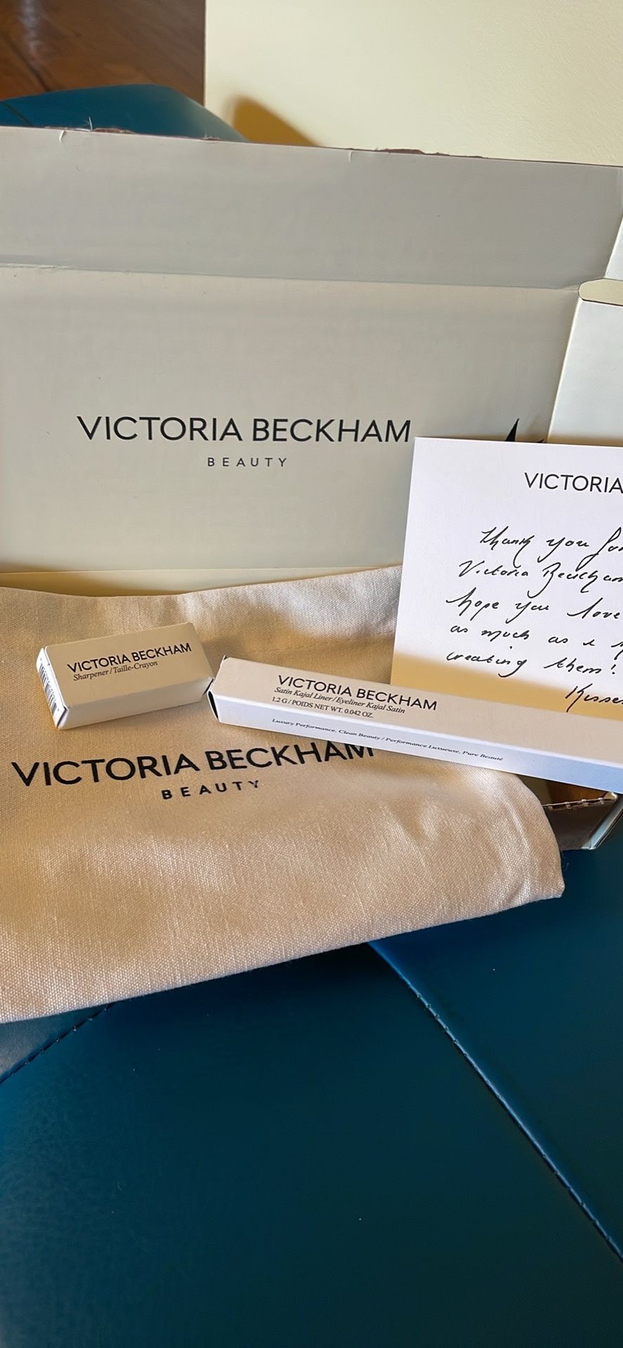 Victoria Beckham Satin Kajal Eyeliner in Navy Noir