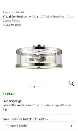 Generation Lighting Sf342pn $150