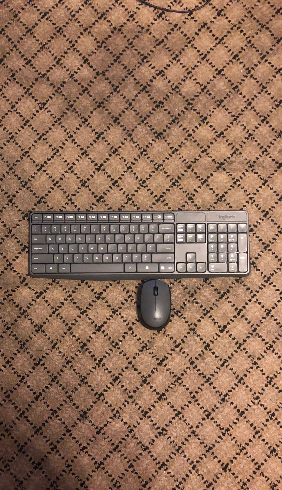 Logitech wireless mouse and keyboard