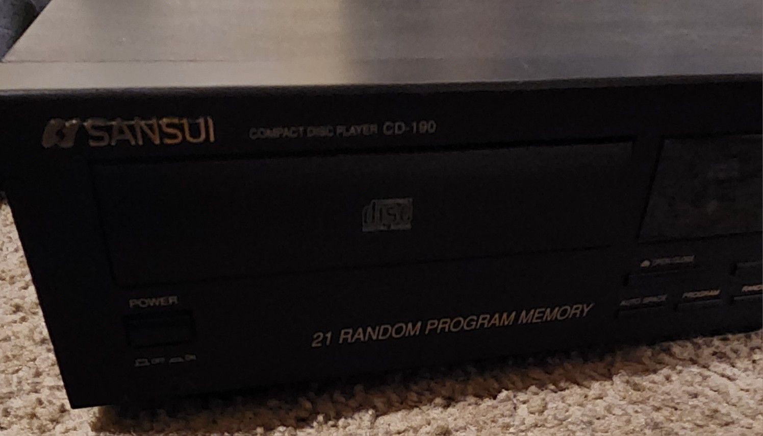 Vintage Sansui CD190 CD Player Compact Disc Player for Sale in Las