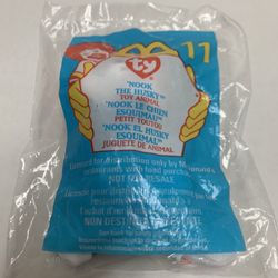 1999 McDonald’s Ty Teenie Beanie Baby Nook The Husky