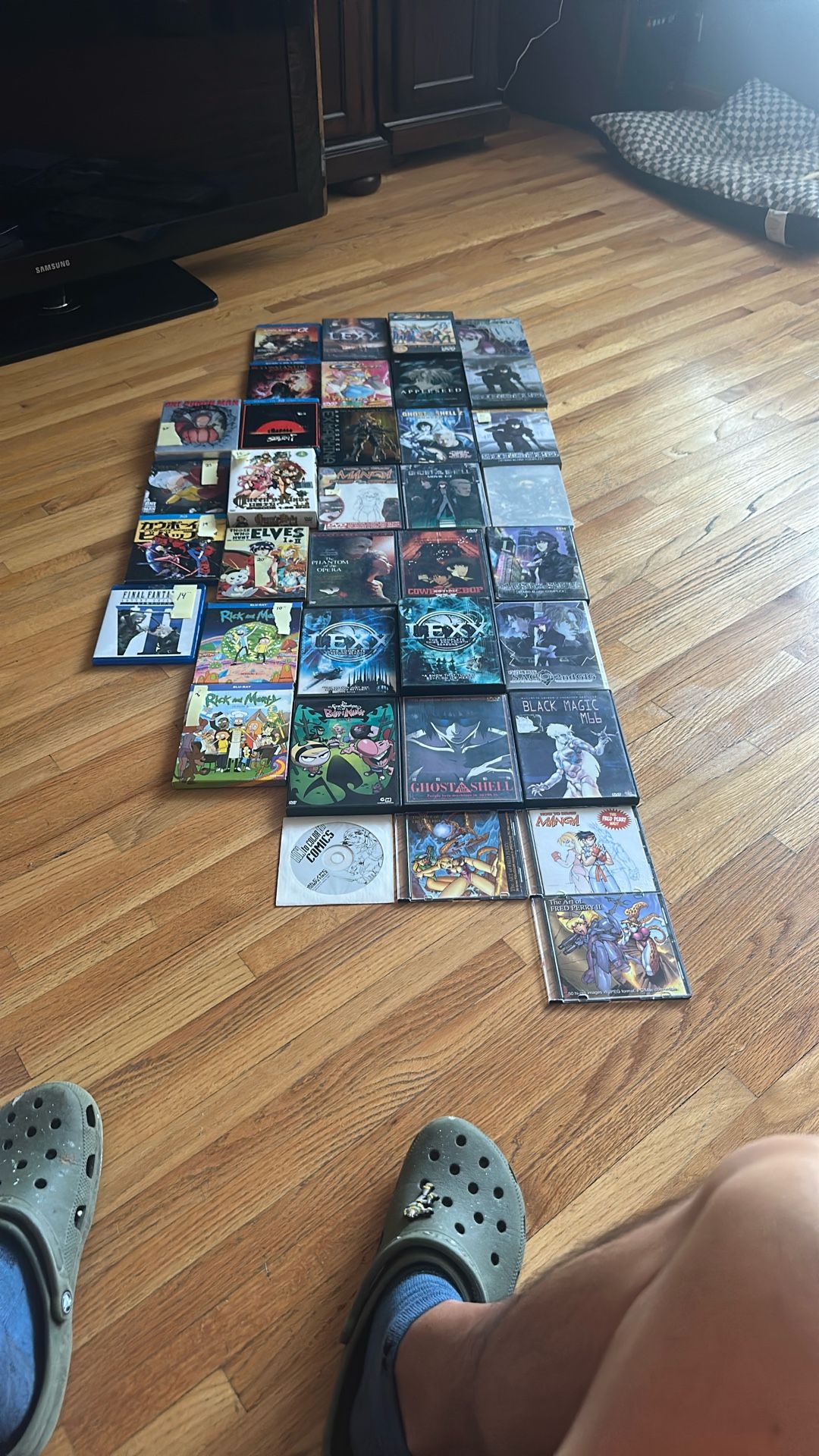 Blue Ray ,dvd Ana May & Some Manga All In Grate Condition No Scratches