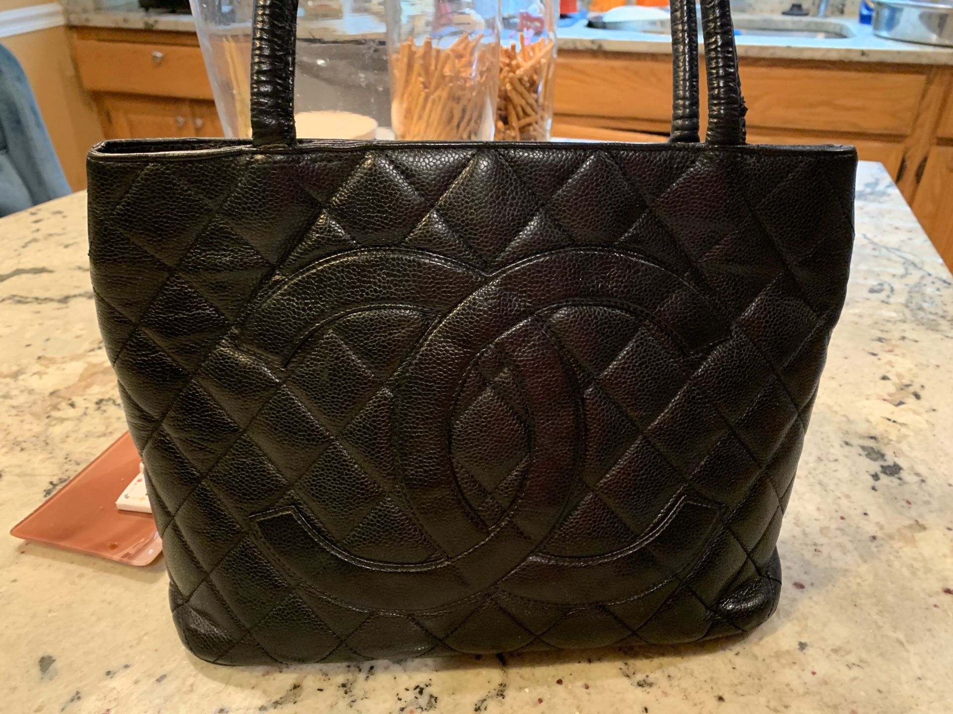 authentic chanel tote bag