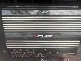Dual 12" Polk Audio Subs in Enclosure with Eclipse EA4000 Amp