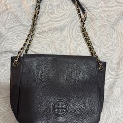 Tory Burch black Leather Bag 
