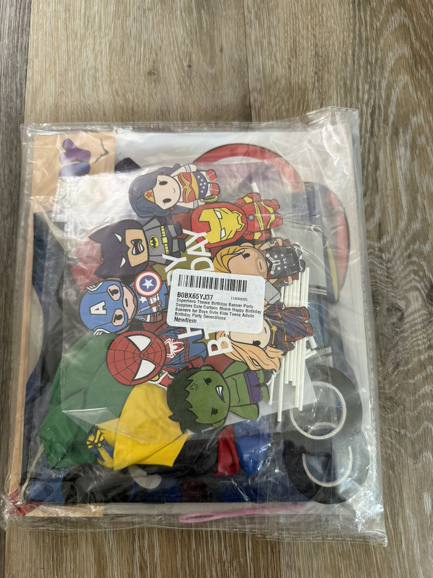 Superhero Birthday Kit