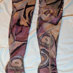 Multicolor Stocking Boots, Size 10