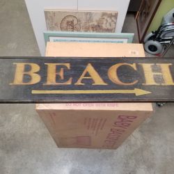 Beach Sign