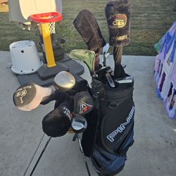 Golf Clubs + Bags