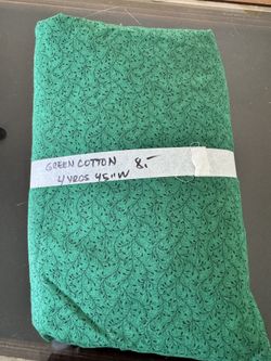 GREEN COTTON FABRIC