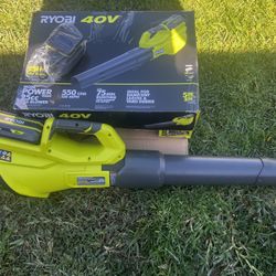 RYOBI BLOWER 40V 120 MPH 550 CFM Cordless  Leaf Blower TOOL ONLY 