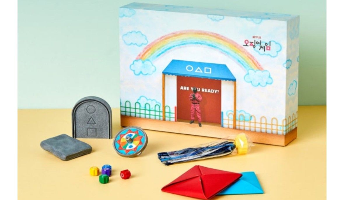 SQUID GAME Pentathlon Six Legs Game Play Set