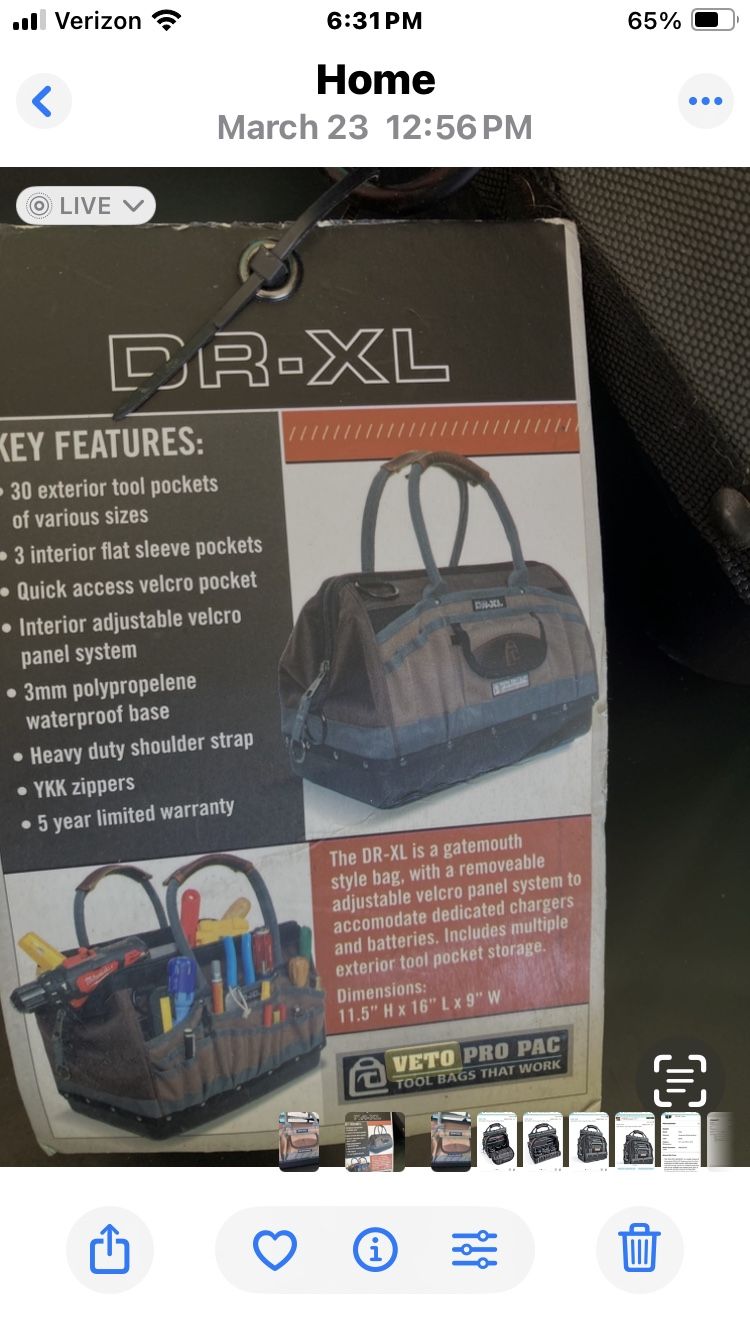 Veto Tool Bag
