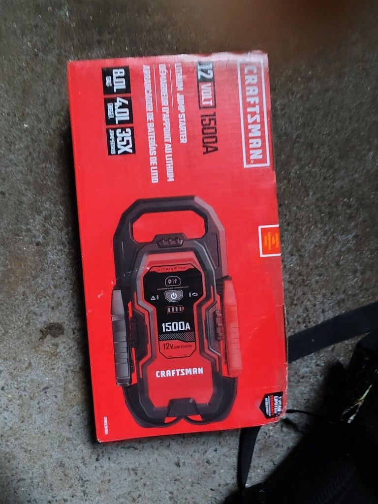 Jumpbox 1500 Volt Craftsman