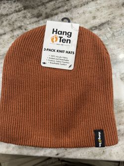 Hang Ten 3 Pack Knit Hats Set