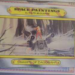 1980 Topps Star Wars Empire Strikes Back #123 Space Paintings By Ralph McQuarrie Swamps Of Dagobah Card