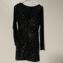 Dillards Dress Mini Black Medium
