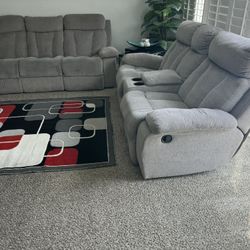 Recliner Sofa And Loveseat