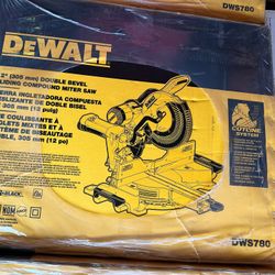 DWS780 Double Bevel Sliding Compound Miter Saw 
