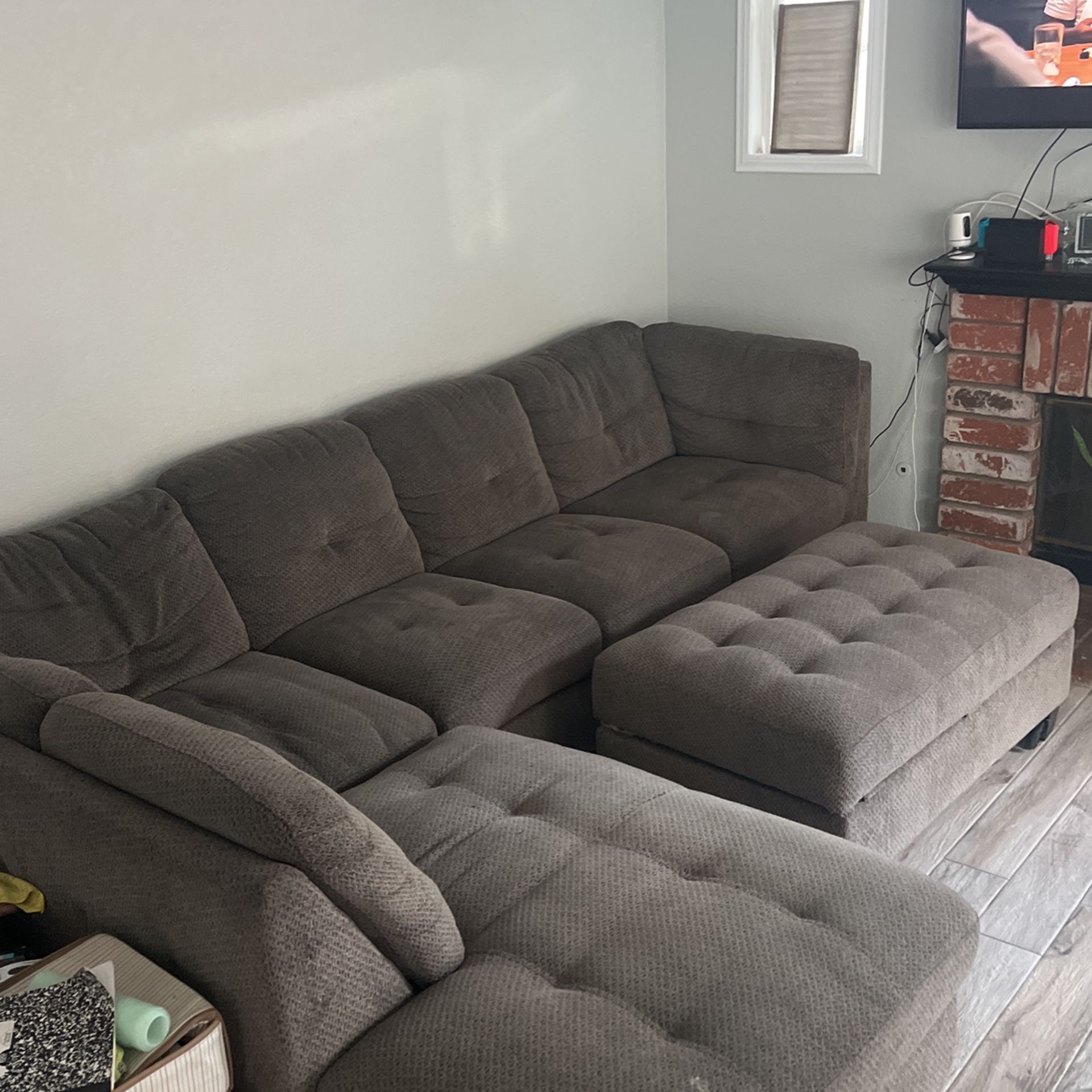 Grey Sectional Couch- Bought From Jerome’s