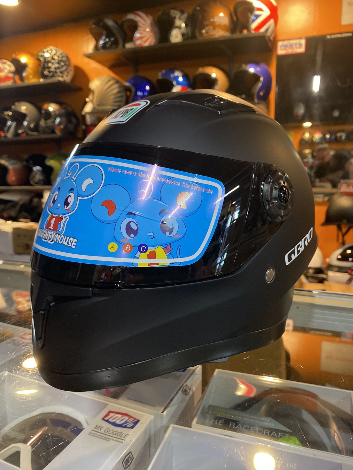 Kids Dot Motorcycle Helmet New $80