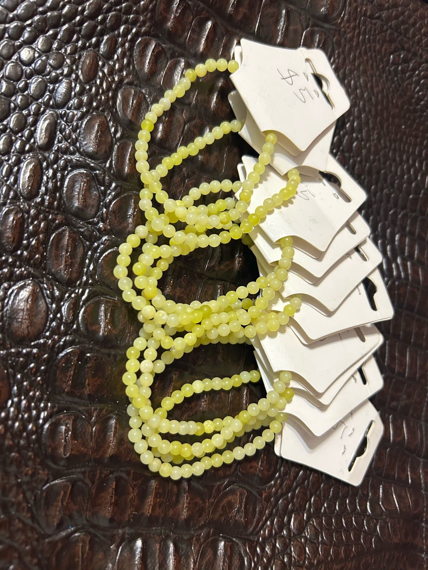 Lemon jasper gemstone bracelet $5 each