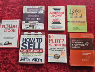 $25.00 - (7) Books "Bundle Price"!  Writers/Screenplay/Blogging  - Great Condition/Some New!!