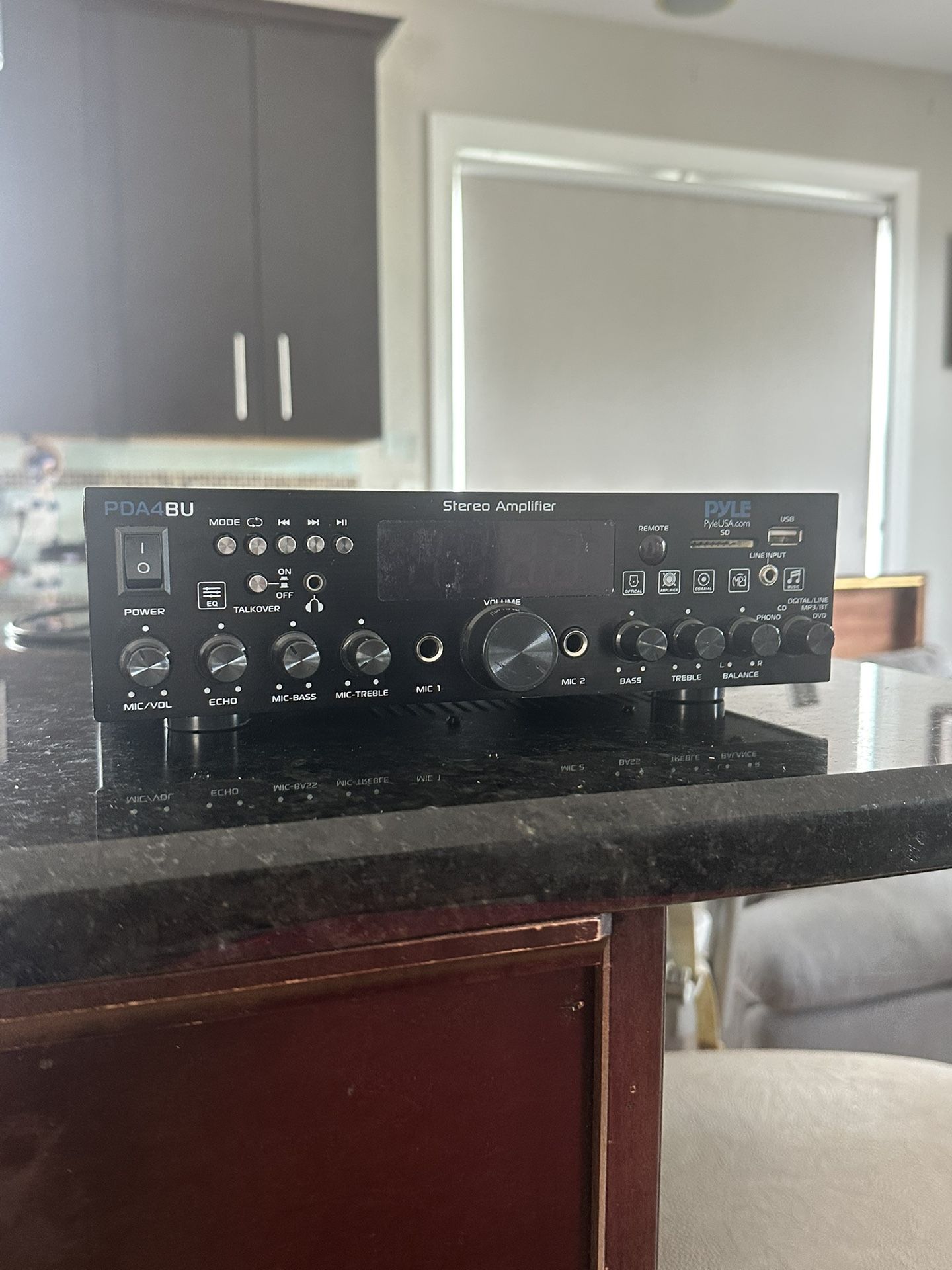 Pyle 200W Wireless Bluetooth Home Stereo Amplifier