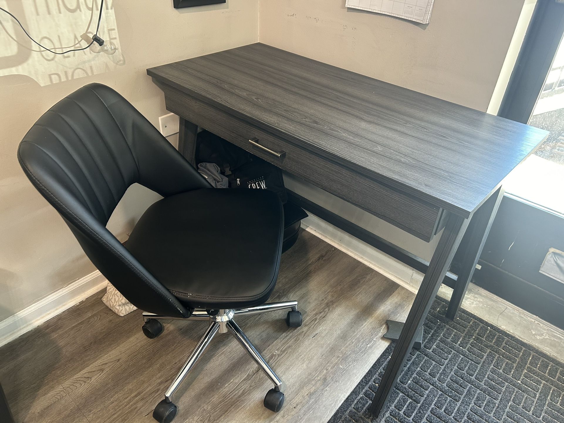 Small Desk And Chair Set 