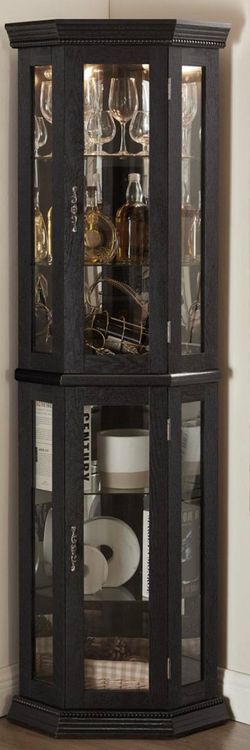 Beautiful curio corner Cabinet