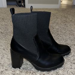 Women’s Black Booties Size 8