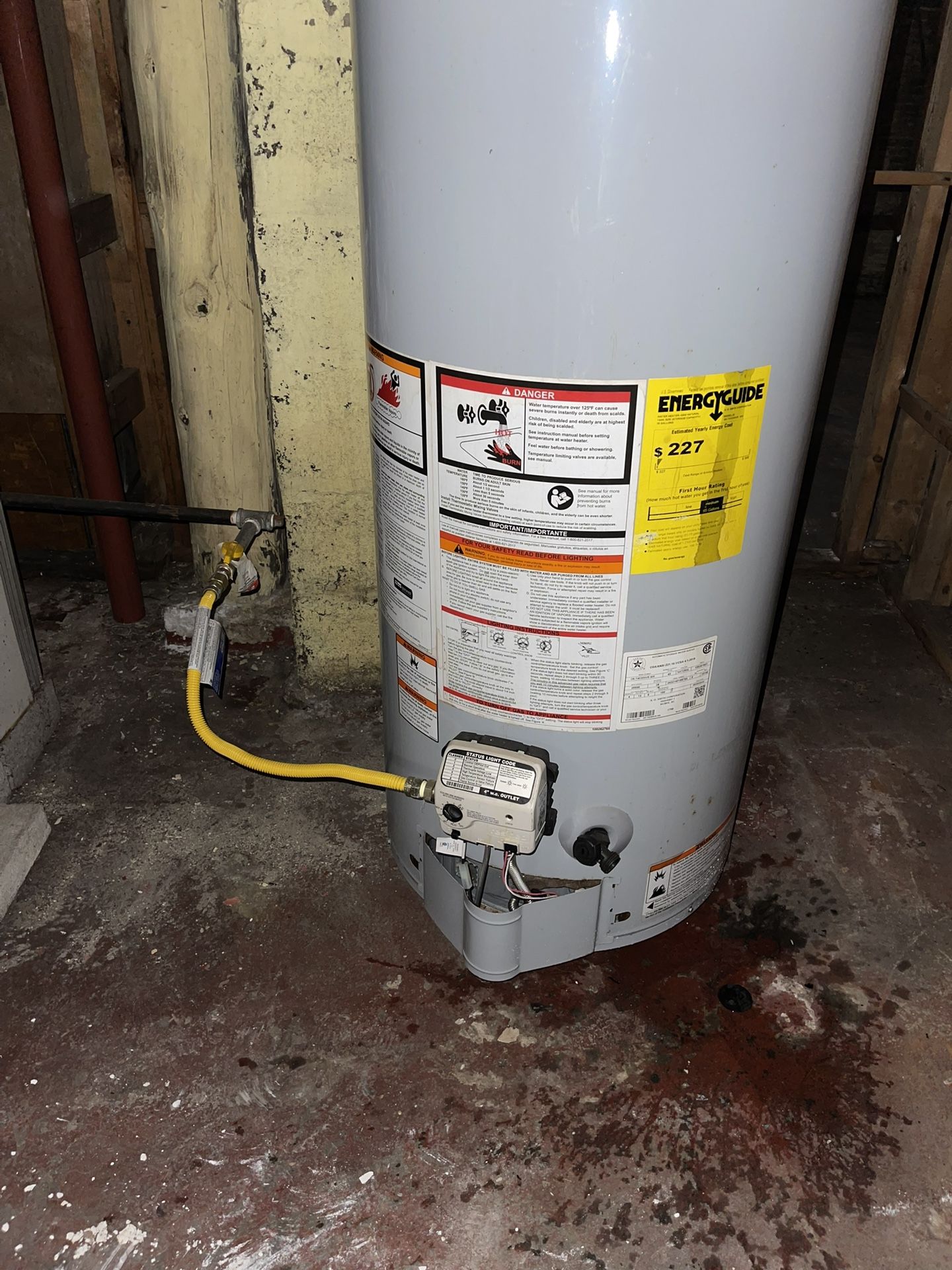 40 Gallon Water Heater Used Less Then 1 Month 
