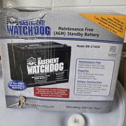 Basement Watchdog BW-27AGM Maintenance Free Pump Battery
