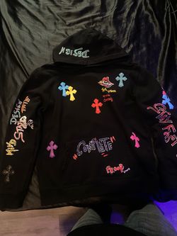Chrome hearts hoodie size large good condition