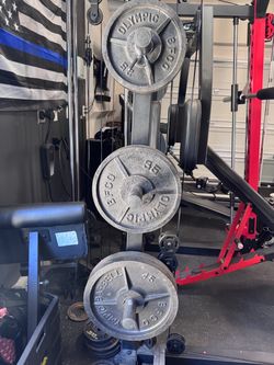 BFCO Olympic Cast Iron Weight Plates Set