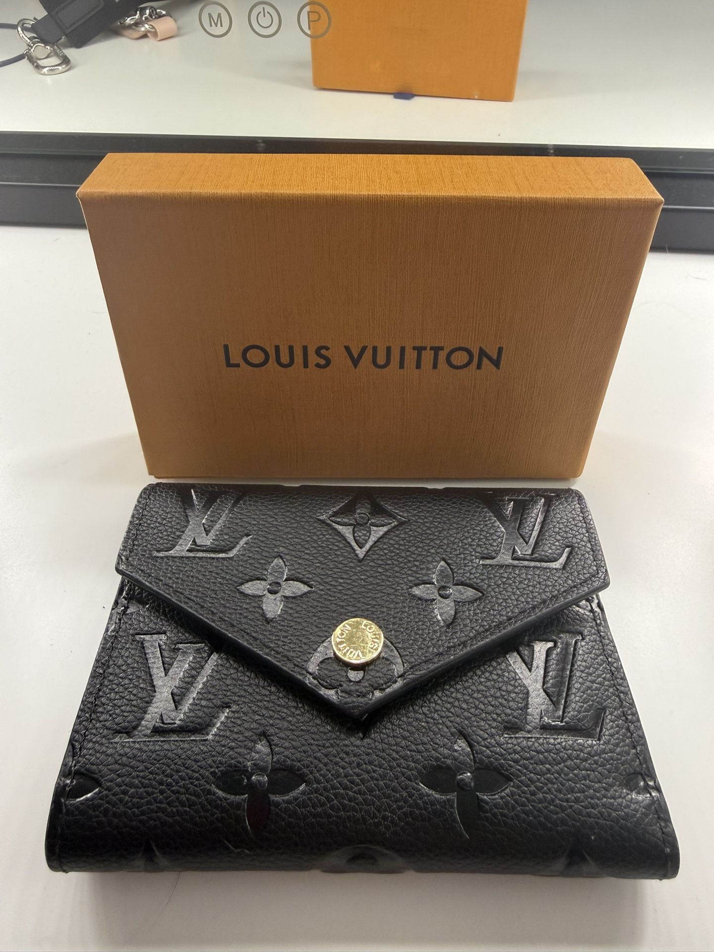 Louis Vuitton Victorine Monogram Empreinte Leather