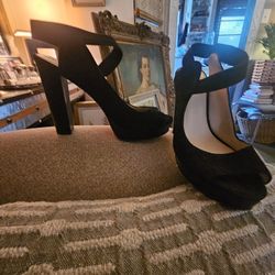 If Only I Could Wear These Gorgeous Suede Very High Heeled Slingback 