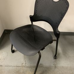 Herman Miller Caper Stack Chairs With Wheels