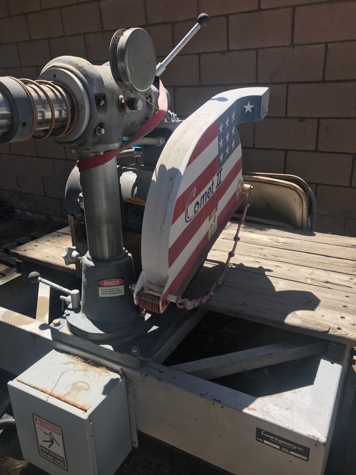 Comet radial arm deals saw for sale
