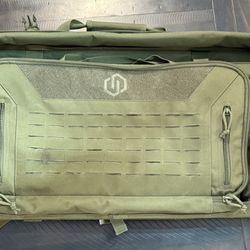 Savior Equipment Urban Tactical Double LG Bag Case Backpack w/ additional smaller pockets Lockable Zipper, Padded Side Carry Strap, 42" 