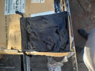 Fabric Pouch In Valvet 