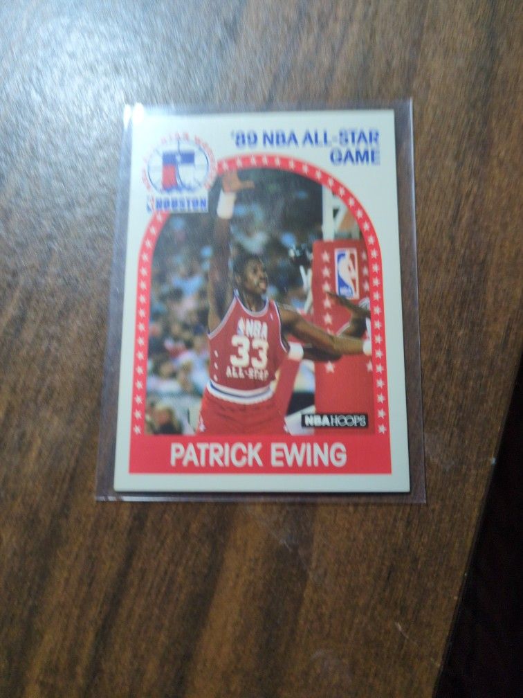 PATRICK EWING BASKETBALL CARD.