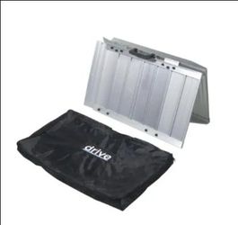 2 ft. x 28.5 in. Single Fold Portable Wheelchair Scooter Ramp