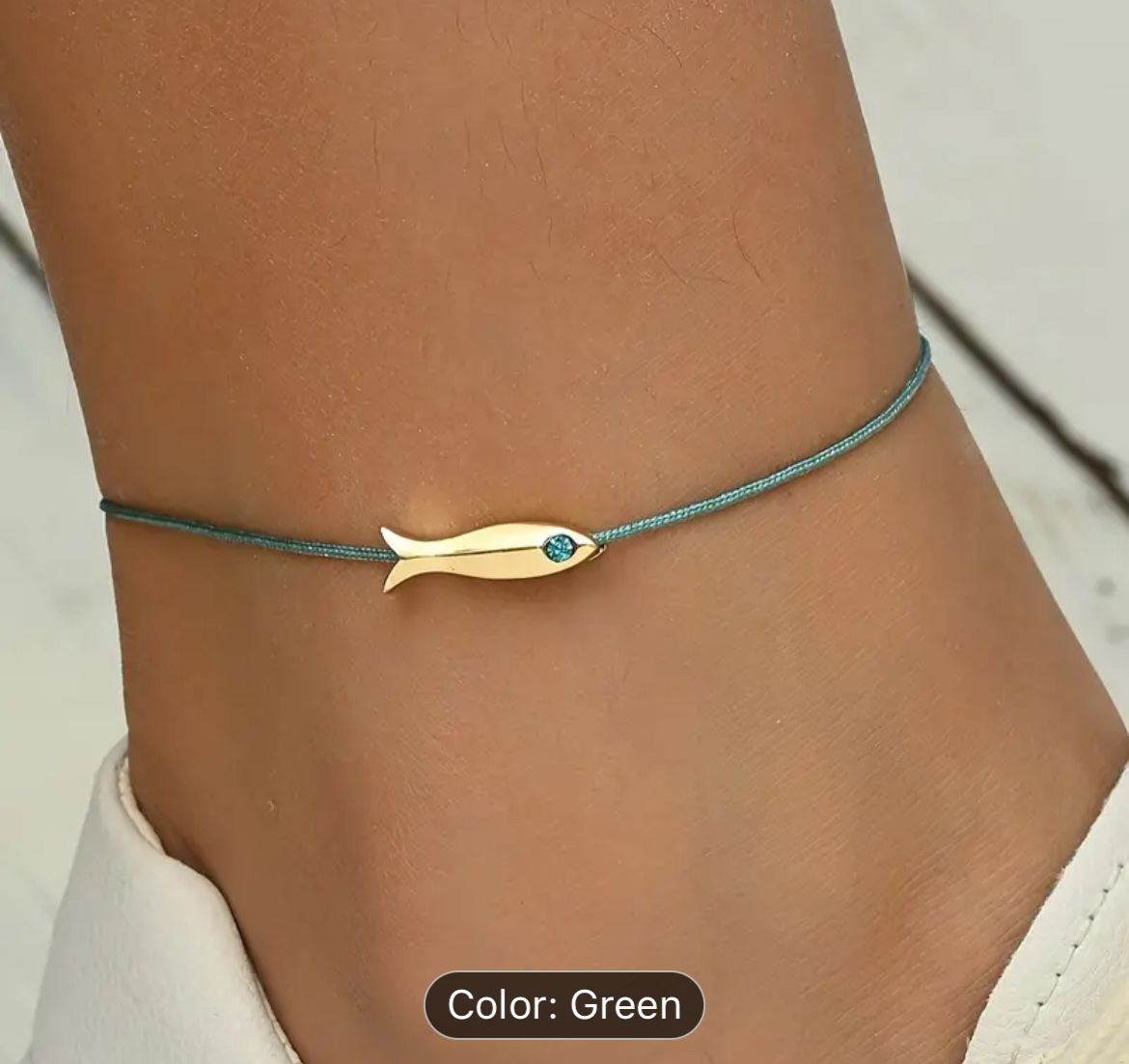 Adorable Summer Ankle Bracelet Anklet Tiny Fish Ocean