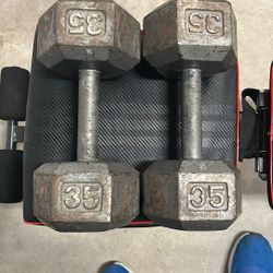 35lb Dumbbells 